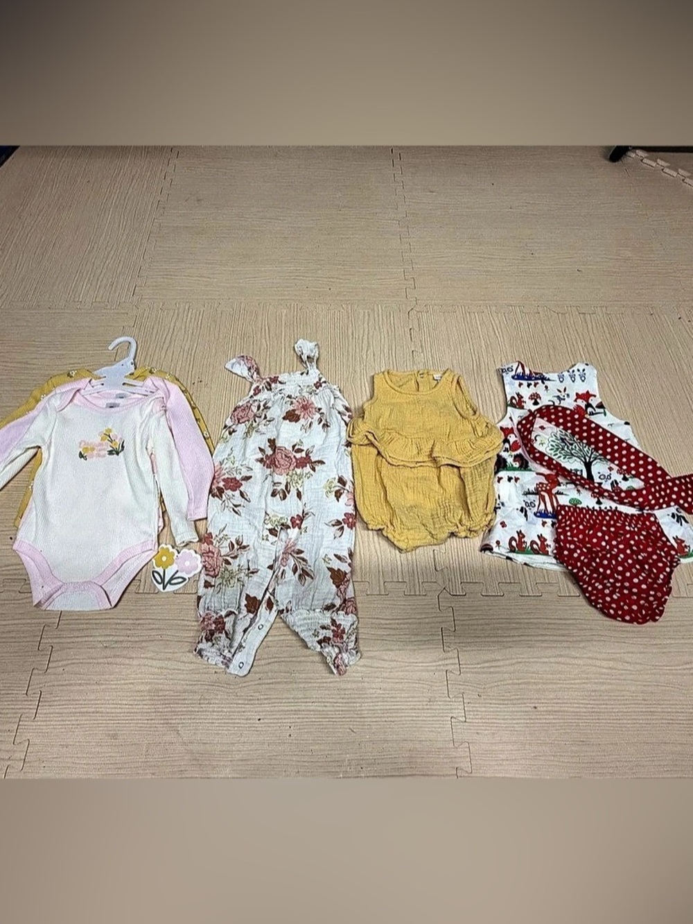 Baby Floral Clothing Bundle Size 12M